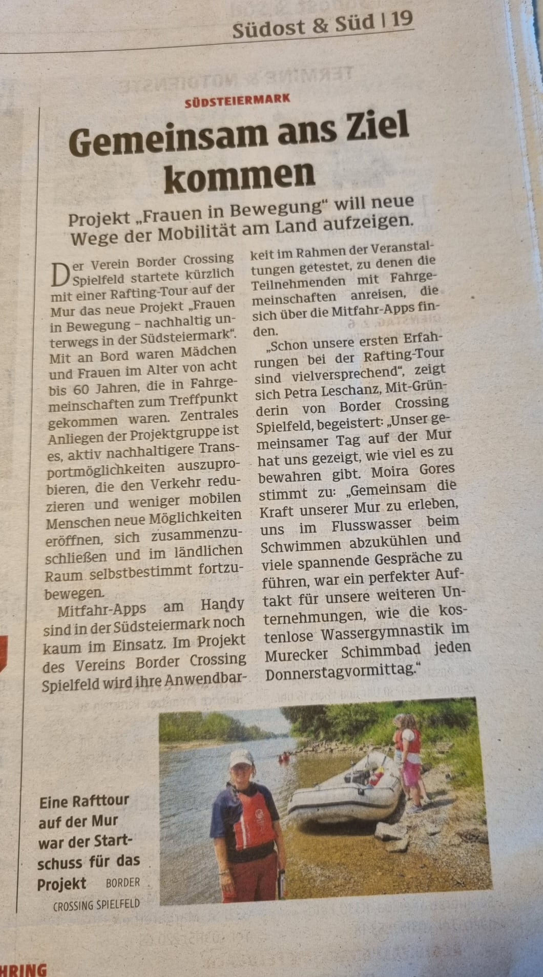 📺 Frauen in Bewegung: Die Kleine Zeitung berichtet&nbsp;🌊🧘‍♀️🌳